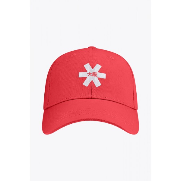 Osaka baseball cap twill rouge