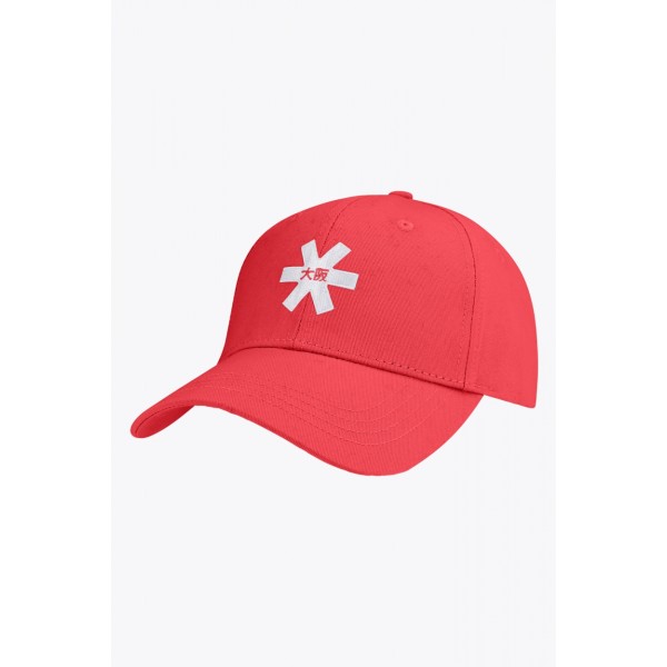 Osaka baseball cap twill rouge