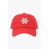 Osaka baseball cap twill rouge/gris