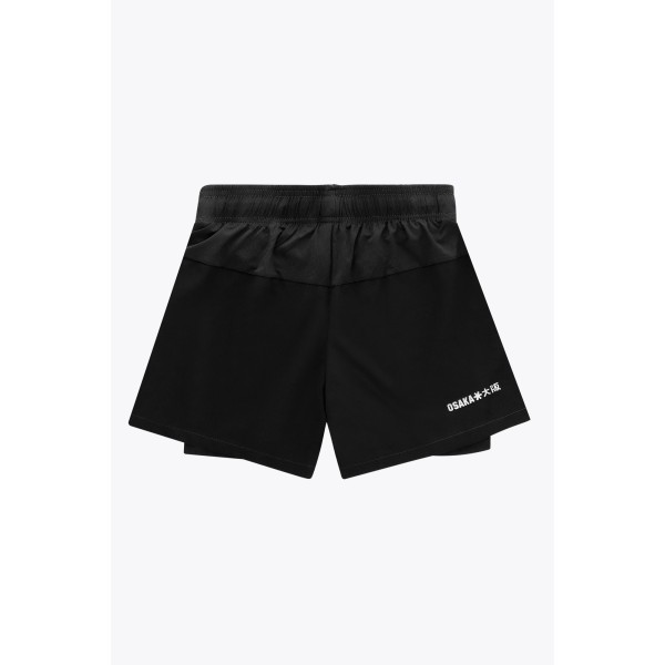 Osaka short 2 en 1 noir